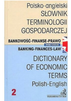 Polsko angielski słownik terminologii gospodarczej  Tom II
