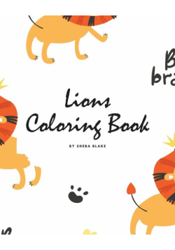Lions Coloring Book for Children (8x10 Coloring Book / Activity Book)