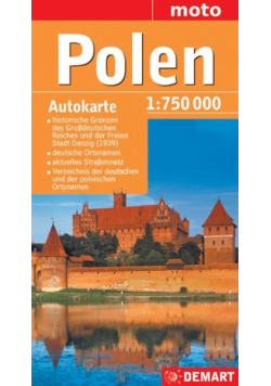 Polen - mapa samochodowa 1:750000 w.niemiecka