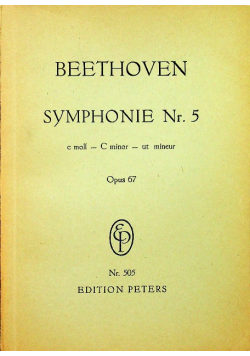 Beethoven Symphonie Nr 5 Opus 67