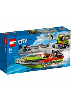 Lego CITY 60254 Transporter łodzi wyścigowej