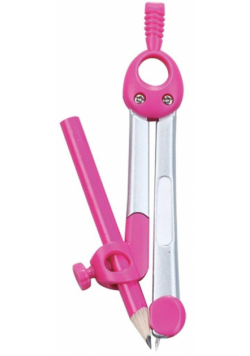 Cyrkiel Jelly-Bean metalowy w etui MIX