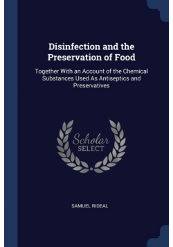 Disinfection and the Preservation of Food