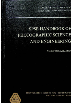 Spse handbook of photographic science and engineering