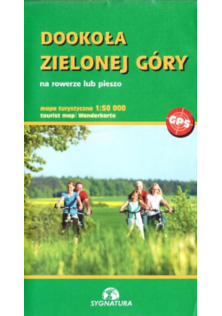 Mapa tur. Dookoła Zielonej Góry 1:50 000