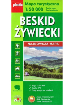 Mapa turystyczna - Beskid Żywiecki 1:50 000 WIT