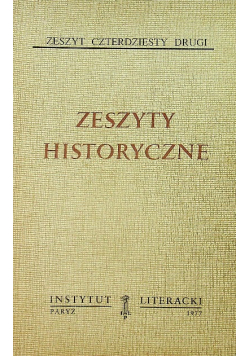 Zeszyty historyczne zeszyt 42
