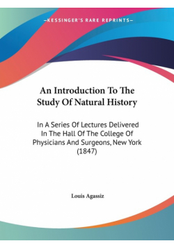 An Introduction To The Study Of Natural History