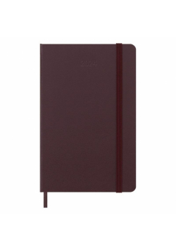 Kalendarz 2024 tygodniowy P tw. Burgundy Red