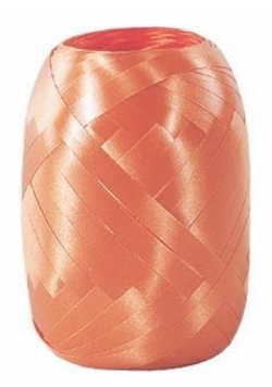 Wstążka kłębuszek 20m/5mm pomarańczowa
