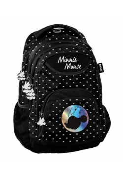 Plecak Minnie Black trzykomorowy