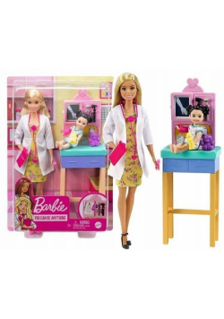 Barbie Kariera. Lalka Pediatra zestaw