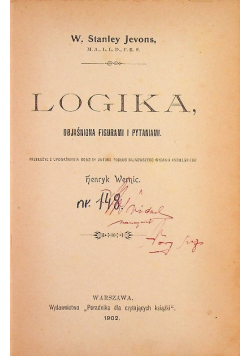 Logika objaśniona figurami i pytaniami 1902 r.