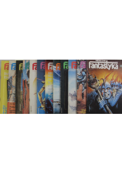 Miesięcznik fantastyka nr 1 do 12 rok 1988