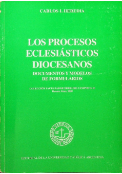 Los procesos eclesiasticos diocesanos