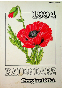 Kalendarz przyjaciółki 1994