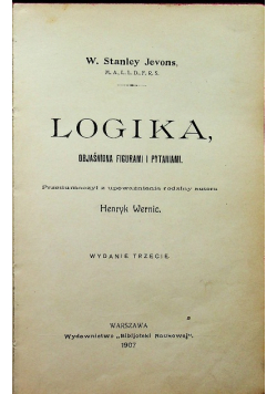 Logika objaśniona figurami i pytaniami 1907 r.