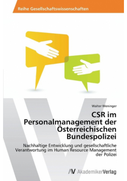 CSR im Personalmanagement der Österreichischen Bundespolizei