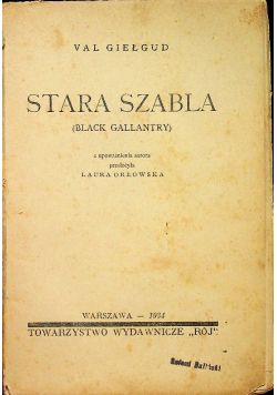 Stara Szabla 1934 r.