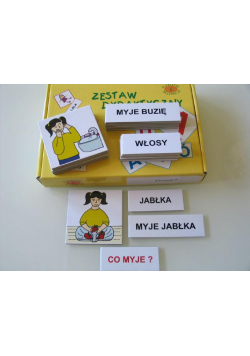 Zestaw dydaktyczny. Co myje?