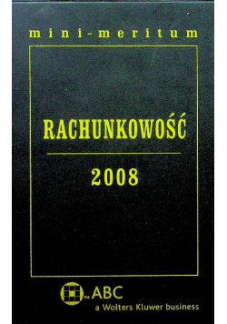 Rachunkowość 2008