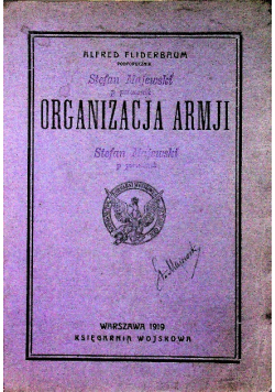 Organizacja armji 1919 r.