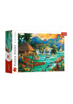 Puzzle 3000 Życie na wyspie TREFL