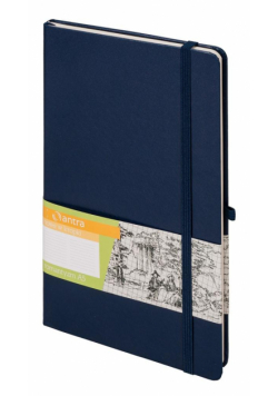 Notes A5 Kropki Romantyzm Granatowy ANTRA