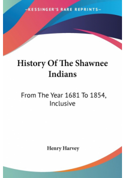 History Of The Shawnee Indians