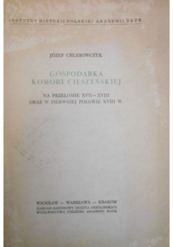 Gospodarka Komory Cieszyńskiej