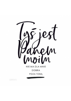 Podstawka korkowa - Tyś jest Panem moim jasne