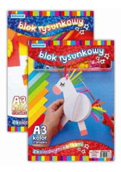 Blok rysunkowy A3/20K 80g kolorowy (10szt)