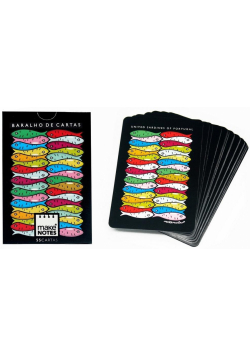 Sardines Karty do gry czarne talia 55 kart