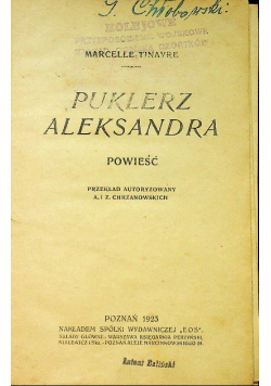 Puklerz Aleksandra 1923 r.