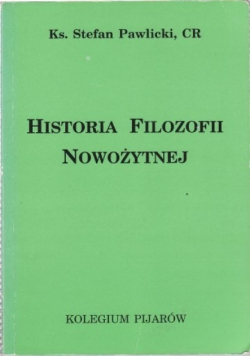 Historia filozofii nowożytnej