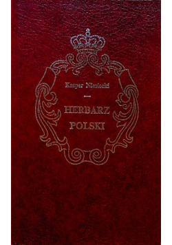 Herbarz Polski Tom 1 reprint z 1839 r
