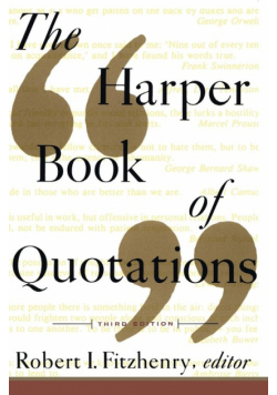 Harper Book of Quotations Revised Edition, The