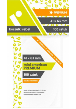 Koszulki Mini American Premium 41x63 (100szt)REBEL