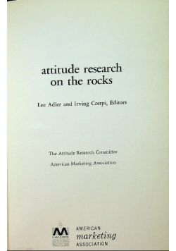Attitude Research on the Rocks