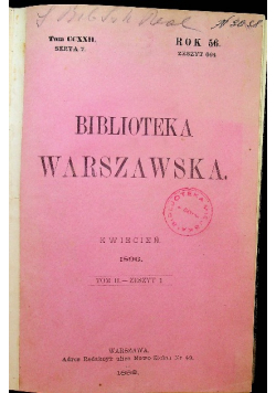 Biblioteka Warszawka   1896 tom CCXXII