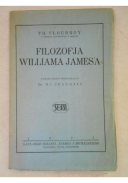 Filozofja Williama James a 1923 r.