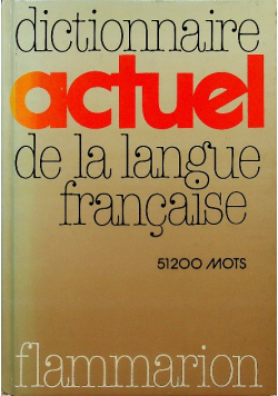Dictionnaire Actuel De La Langue Francaise