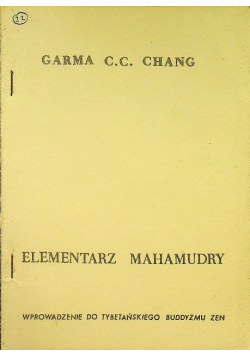 Elementarz Mahamudry