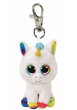 Beanie Boos Pixy - Biały Jednorożec brelok