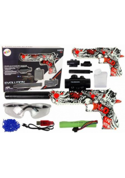 Pistolet elektryczny na kulki zasięg 20m