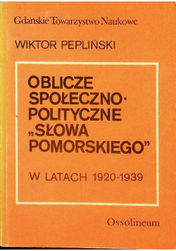 Oblicze społeczno polityczne słowa pomorskiego
