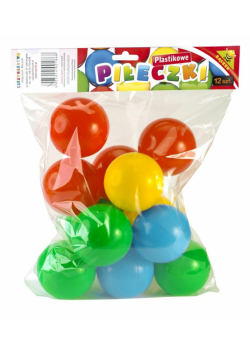 Piłki basenowe 7cm 12szt
