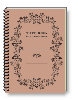 Kołonotatnik ozdobny A6 BR NB S17 P ROSSI