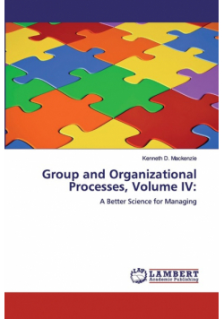 Group and Organizational Processes, Volume IV