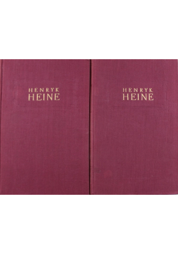 Heine Dzieła wybrane  tom 1 i 2